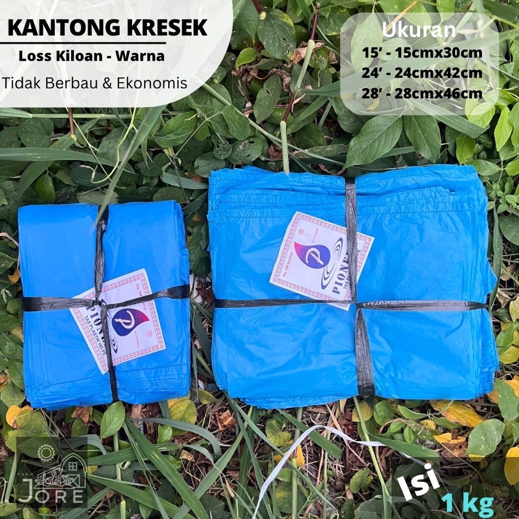 HARGA GROSIR Kantong Plastik Kresek Warna Kiloan 1 Kg / Loss Warna Kiloan Tidak Berbau