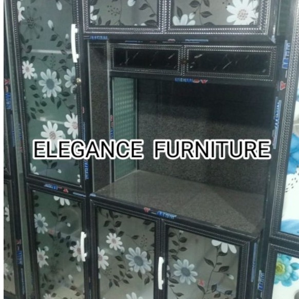 Rak Piring 8 Pintu Aluminium / Lemari Dapur / Lemari Piring PEKANBARU saja