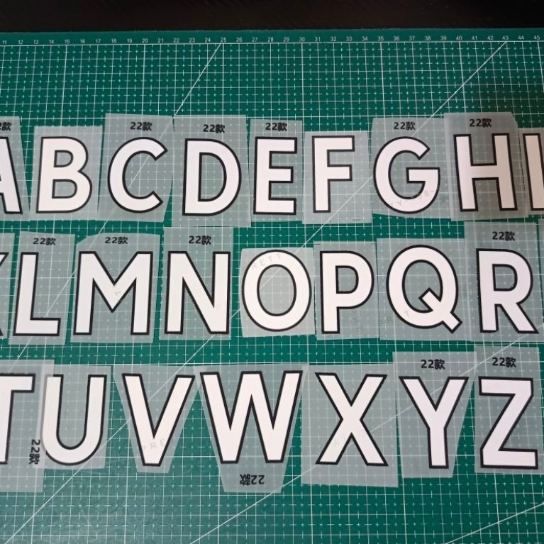 [ NAMESET HK ] HURUF EPL PUTIH 2017-2023