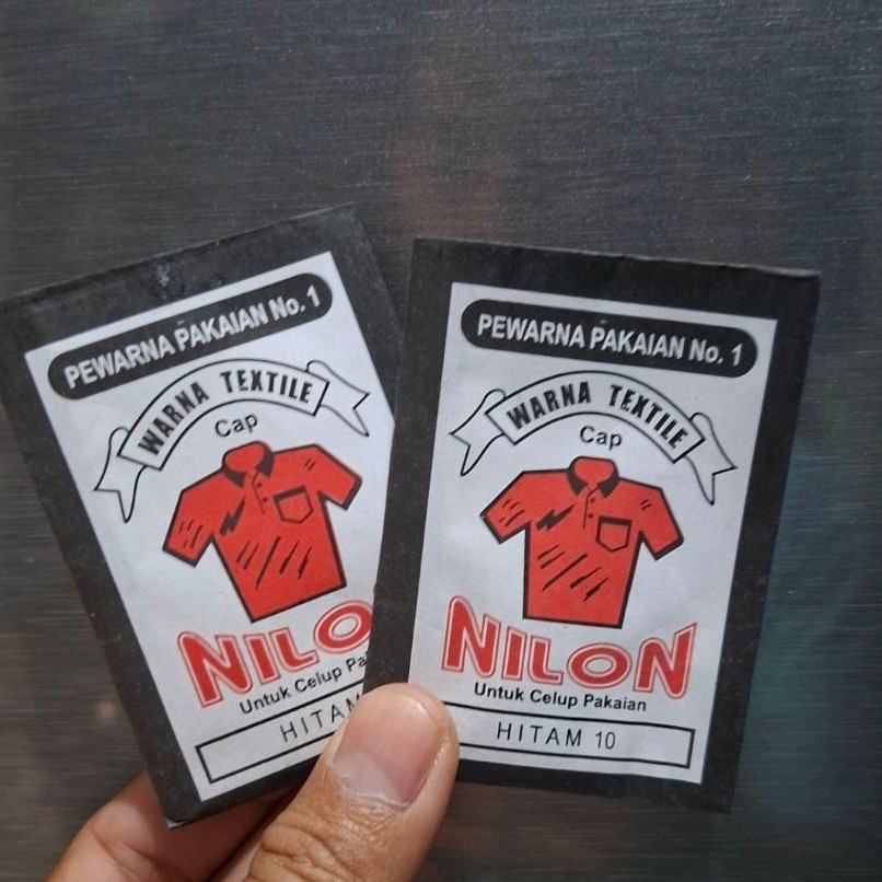 Wantek pewarna pakaian warna hitam