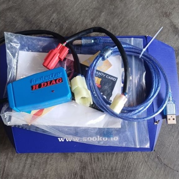 Scanner Motor Injeksi H-Diag Laptop ori, live data