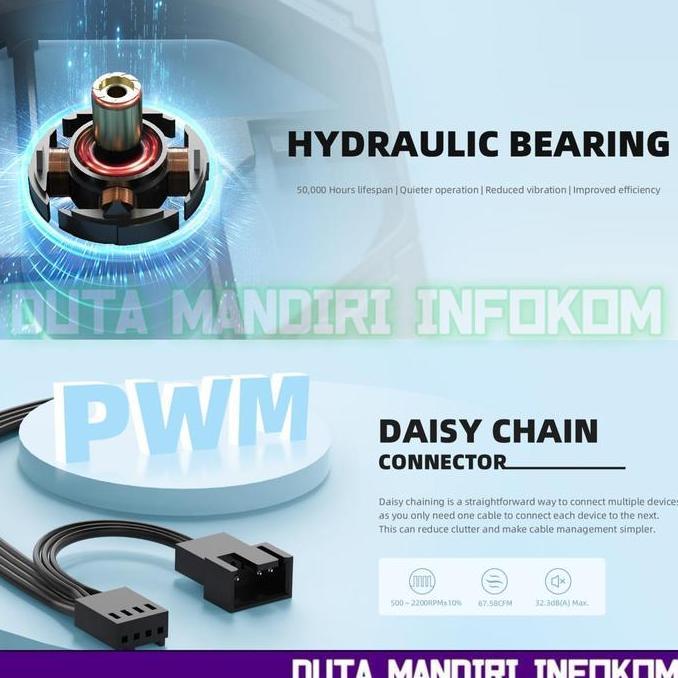 EKO_SATIOKO - ID-COOLING TF-12015-K I TF-12015-W SLIM - HIGH PERFORMANCE 120MM PWM GAMING COOLING FA