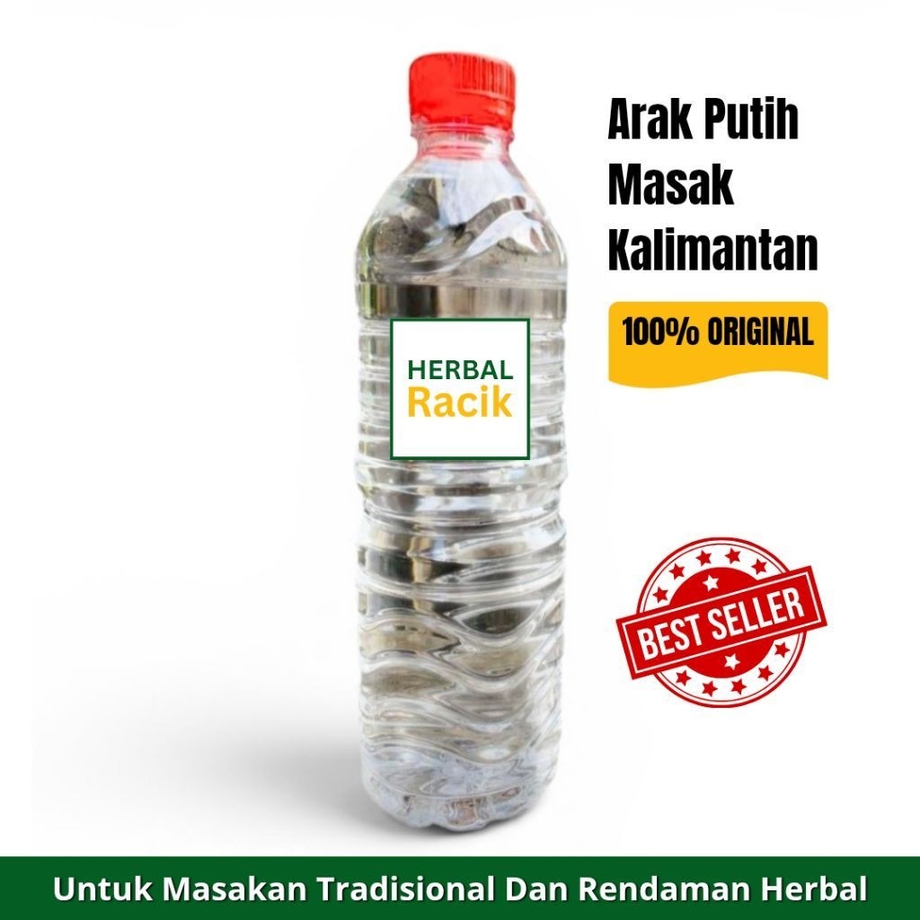 Arak Putih Masak - Arak Putih Masak Kalimantan - Untuk Masakan Tradisional Dan Rendaman Herbal