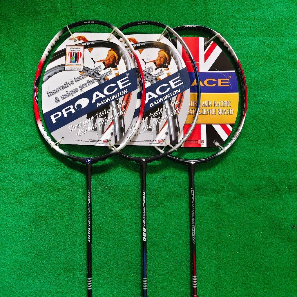 RAKET BADMINTON PRO ACE ABS POWER 800, 880, 1000 ORIGINAL 3UG5 30LBS
