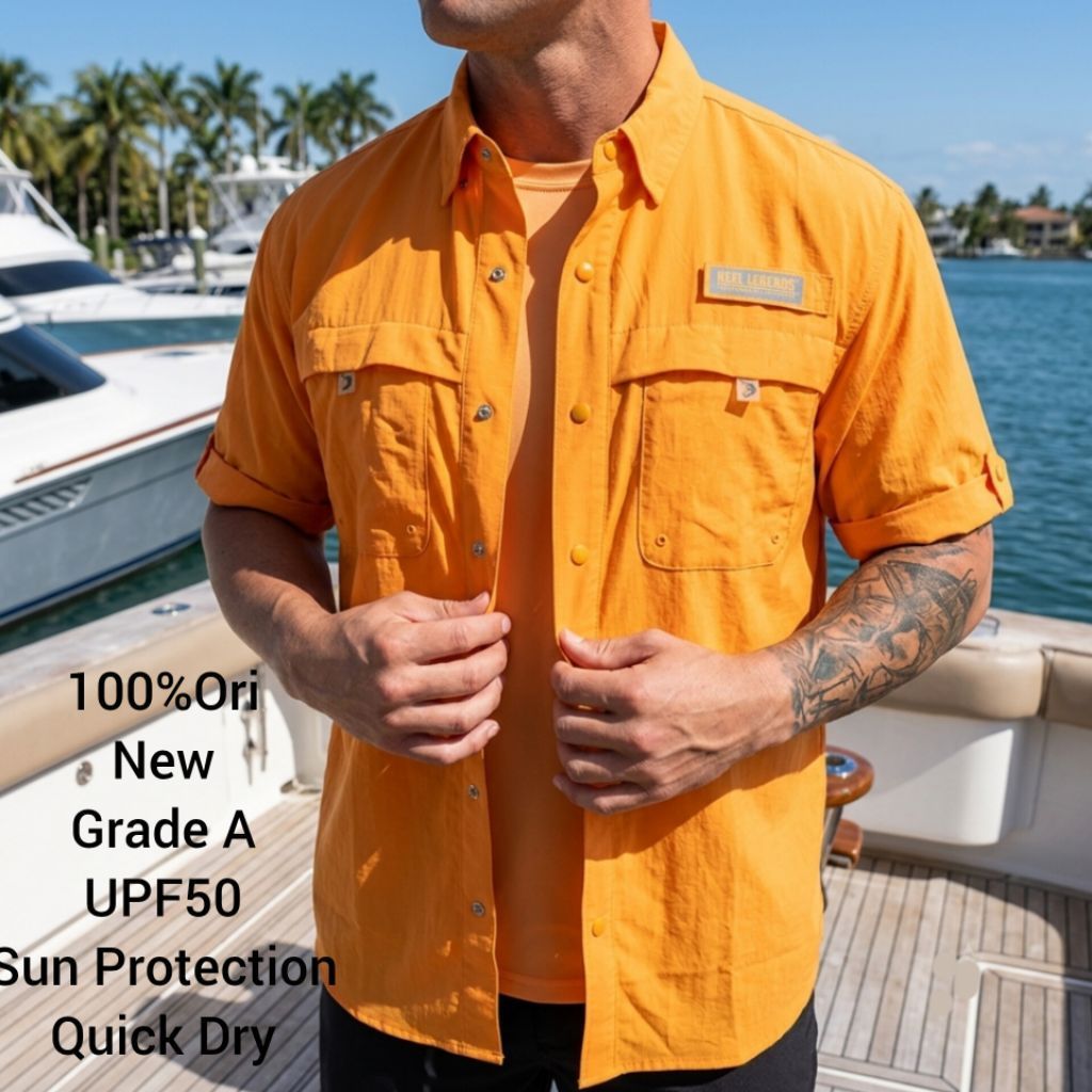 Reel Legends,Fishing Shirt Men's,Quickdry,UPF ( Sun Protection )