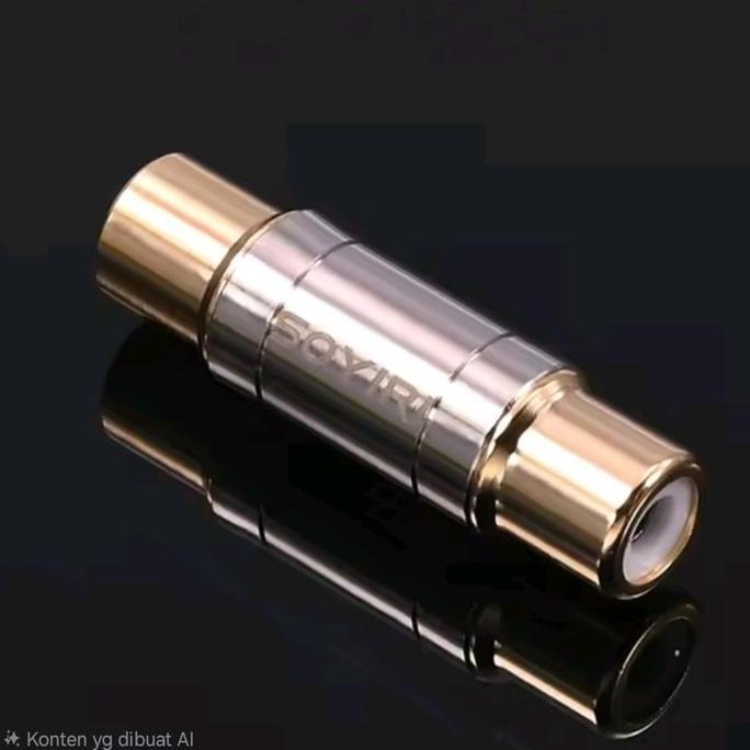 SOYIRI YS-T24 RCA FEMALE TO RCA FEMALE AUDIO COUPLER GOLD-PLATED PROX