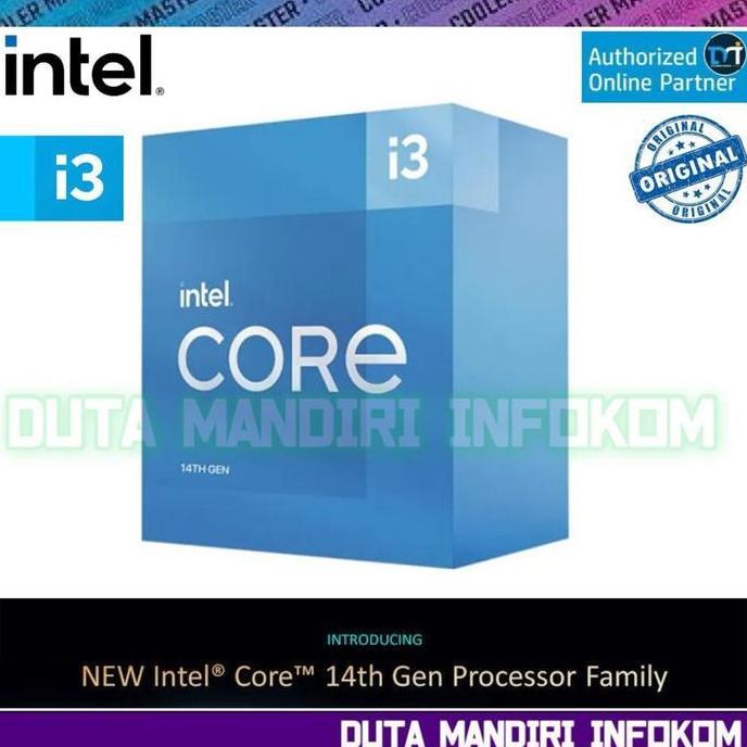 EKO_SATIOKO - PROCESSOR INTEL CORE I3 14100 14100F 14100K - SOCKET INTEL LGA 1700