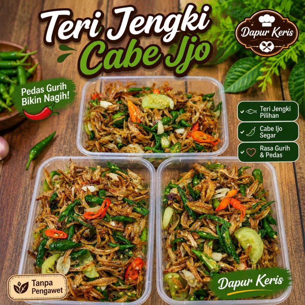Teri Cabe Ijo Frozen Food