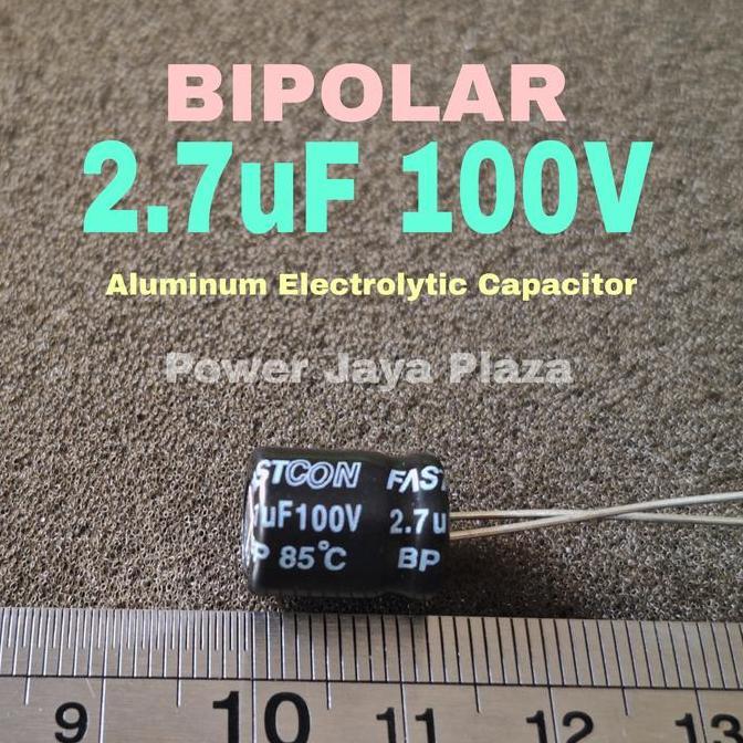 BIPOLAR BP 2,7UF 2.7UF 100V NONPOLAR NP TWEETER CAPACITOR AUDIO 2.2UF PJP79