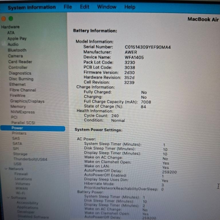 MACBOOK AIR Early 2015 SECOND