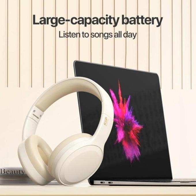 Promo KiiP Wireless TH30 Headphone Bluetooth Headset Earphone / KIIP WIRELESS TH30 PRO HEADPHONE BLU