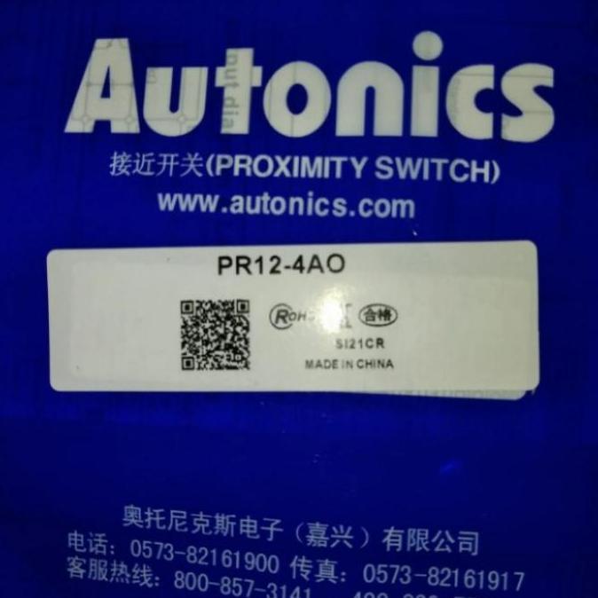 Murah Pr12-4Ao Pr12-4Ao Pr12-4Ao 4Ao Autonics Inductive Proximity Sensor