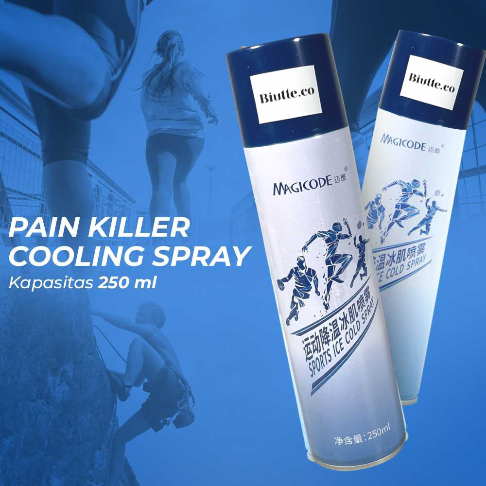 Cooling spray semprotan pereda nyeri cedera otot olahraga