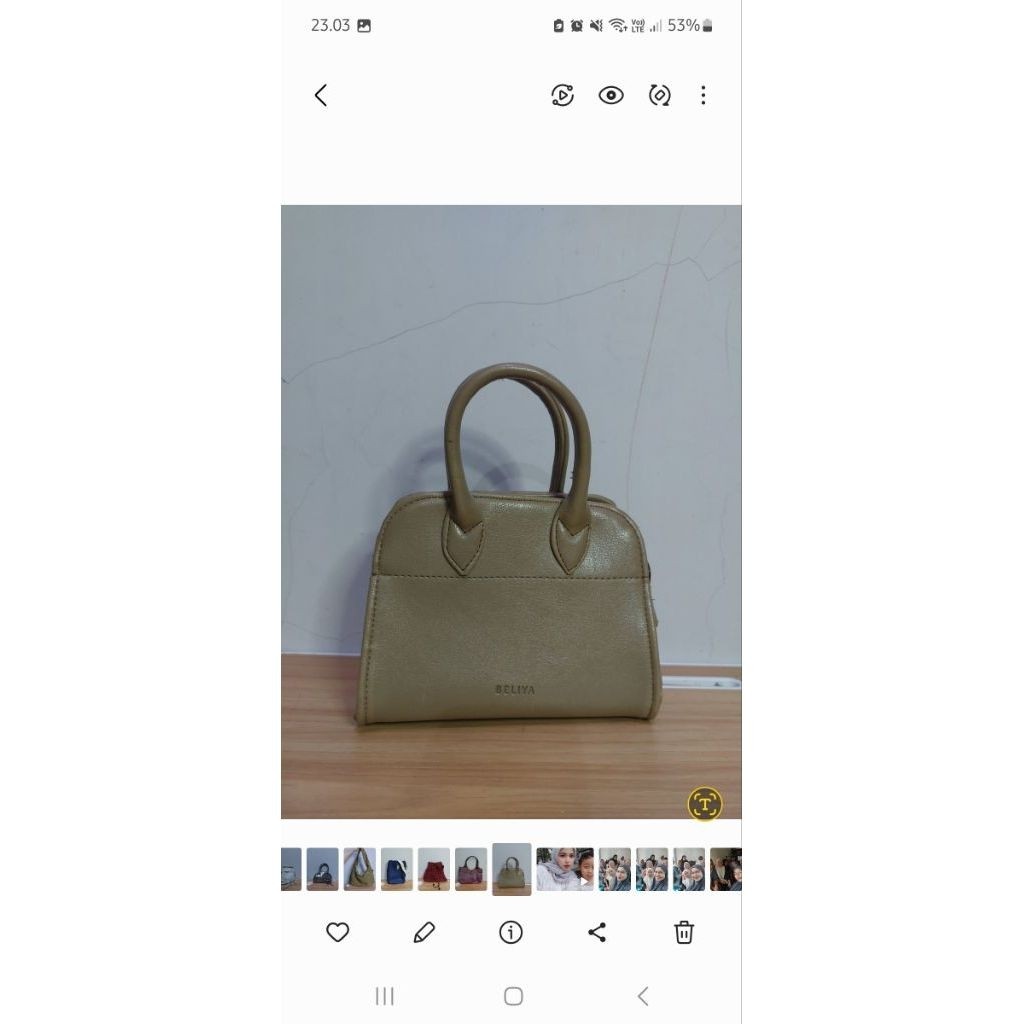 Beliya bag cream