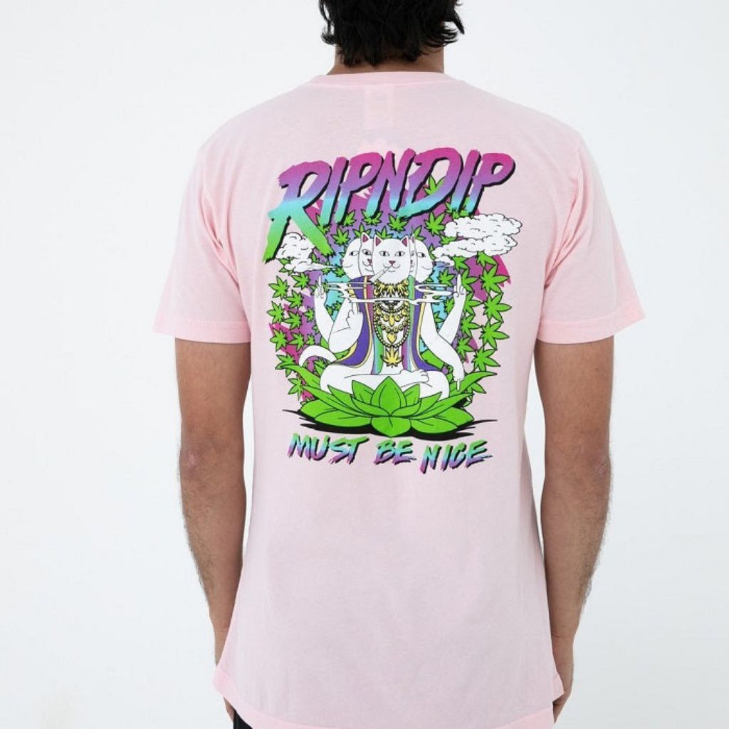 SALE Rip N Dip Chaka Bar Tee Light Pink Original Asli Authentic Murah