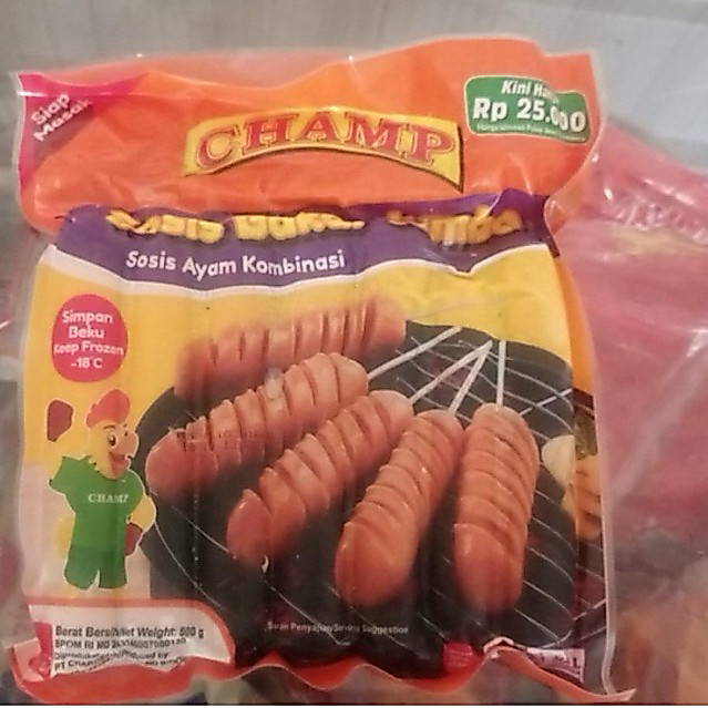 Champ Sosis Bakar Jumbo