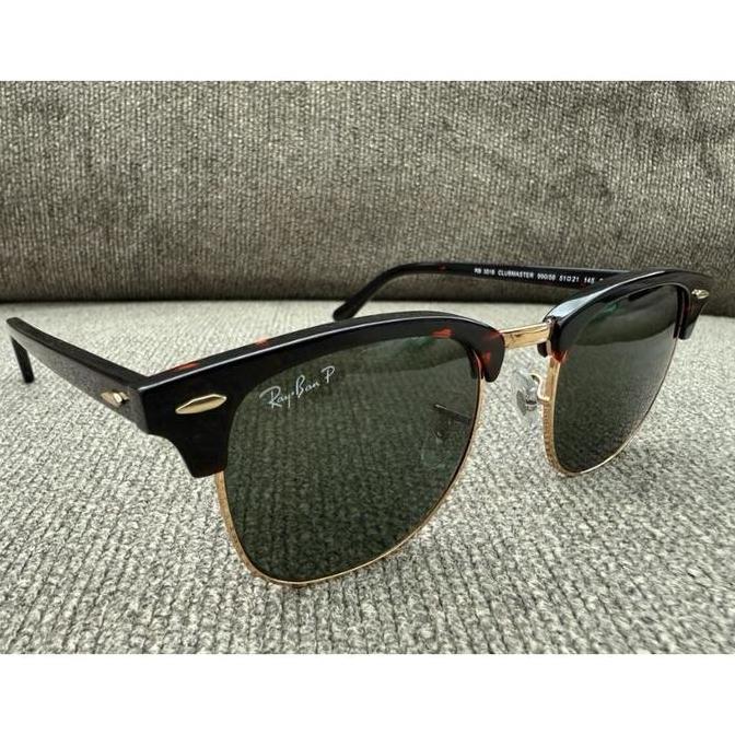 Kacamata Rayban Clubmaster RB3016 Tortoise Polarized Second Original