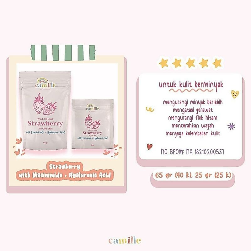 Camille beauty mask/masker Camille ( milk)