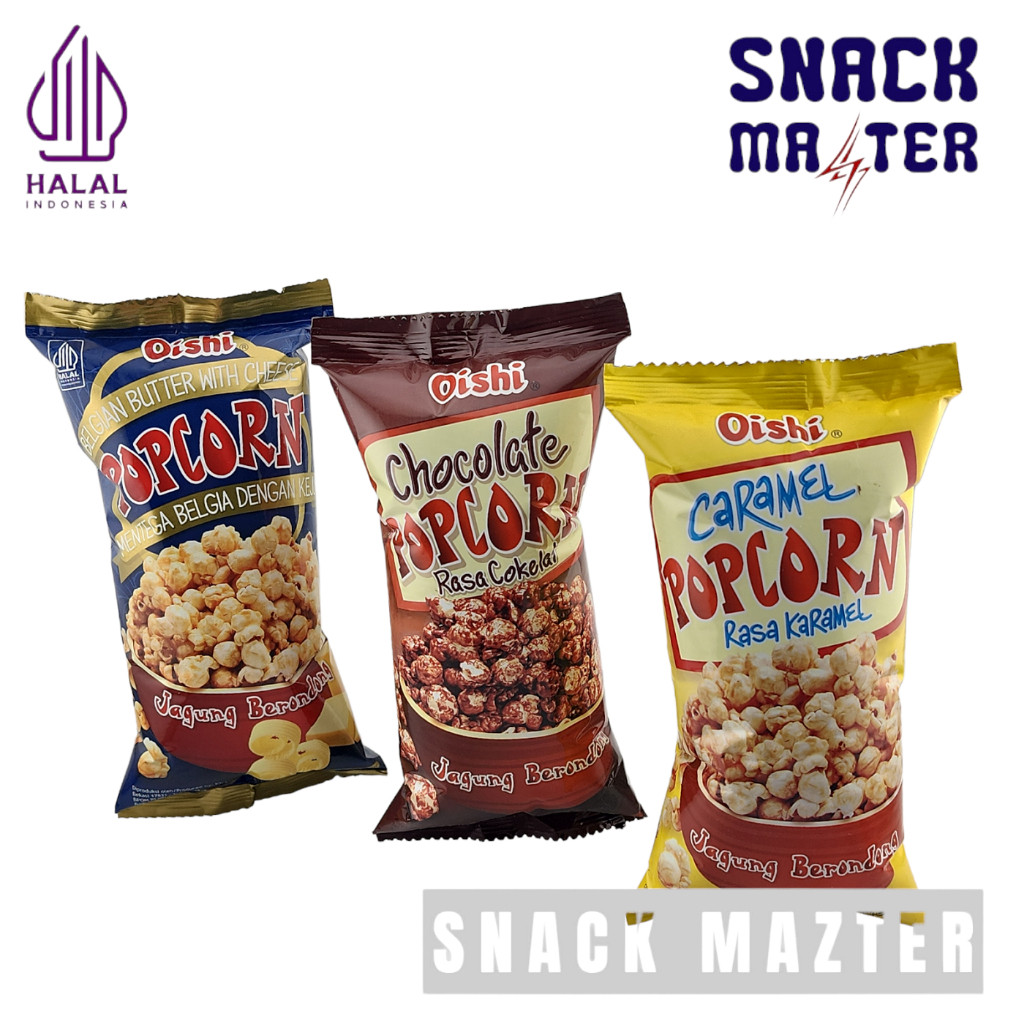 Oishi Popcorn Caramel Mini - Netto 20 gr