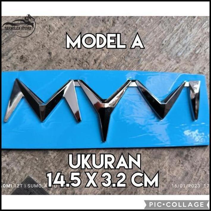 Emblem Tulisan Myvi Perodua Myvi Sirion Versi Malaysia Ready