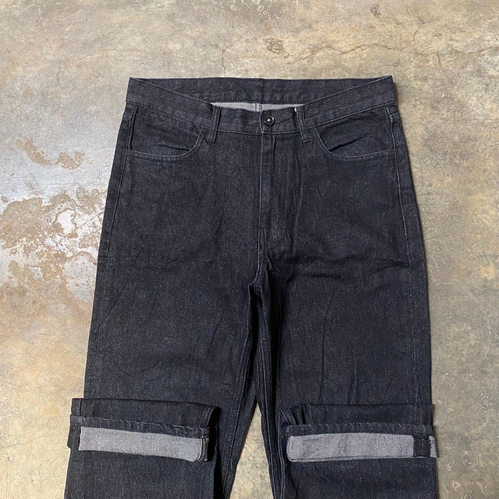 Adam Et Rope Long Pants Denim Regular Straight Fit Tapered Jeans