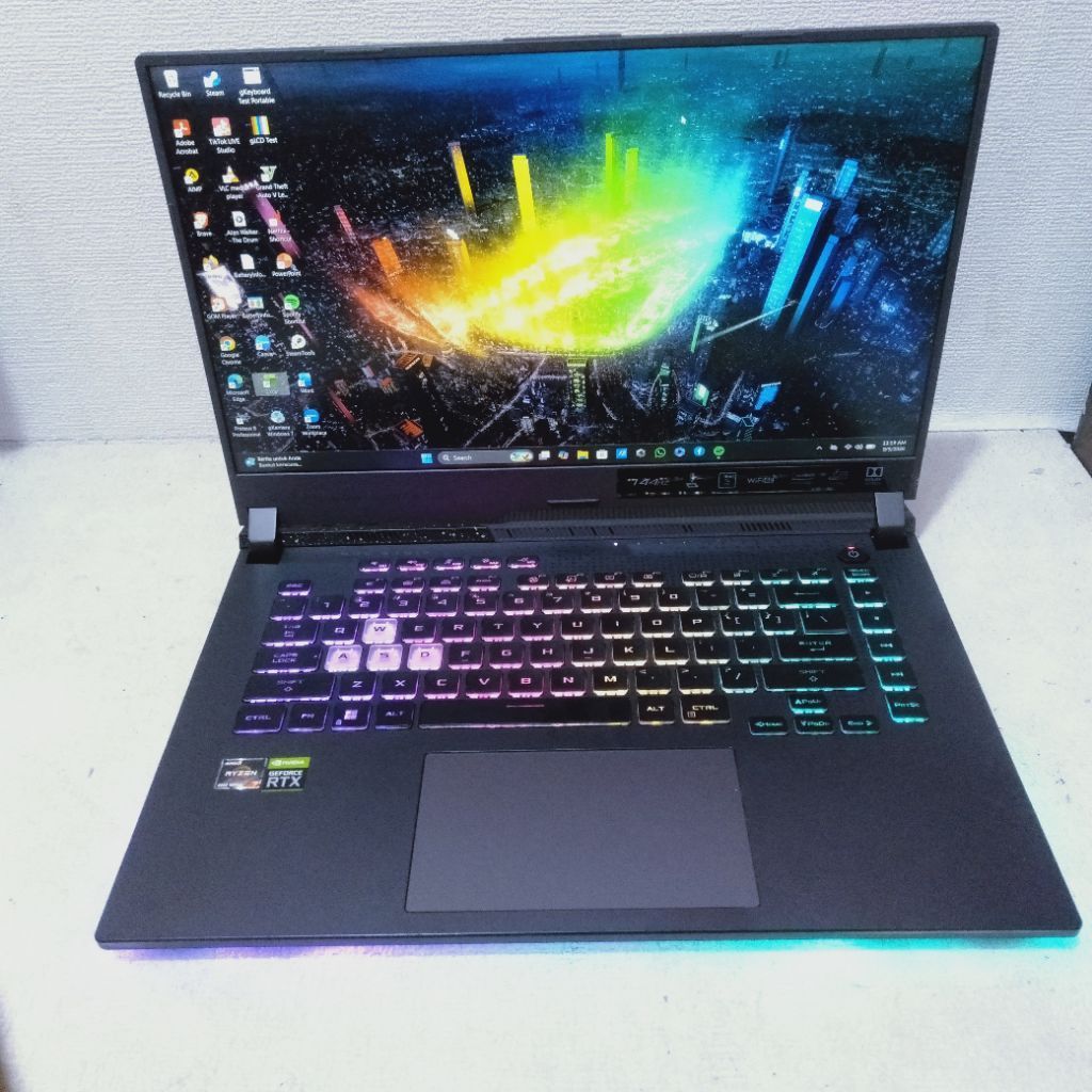 Asus ROG Strix G513rc Gaming Laptop Ryzen 7 RTX 3050 16GB 512 144HZ / ASUS ROG RYZEN 7 6800HS