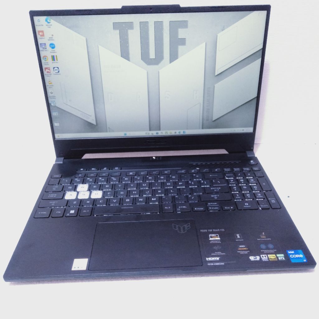 Asus TUF Dash F15 FX517ZC Gaming Laptop Core i7 16GB 1TB SSD / asus tuf Dash i7 12963