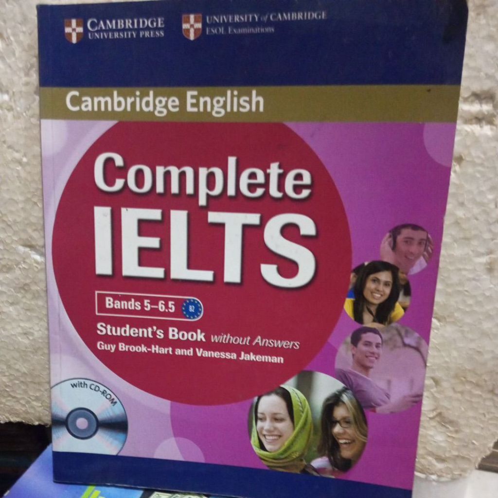 BUKU ORIGINAL Cambridge English complete IELTS ( kaset CD )