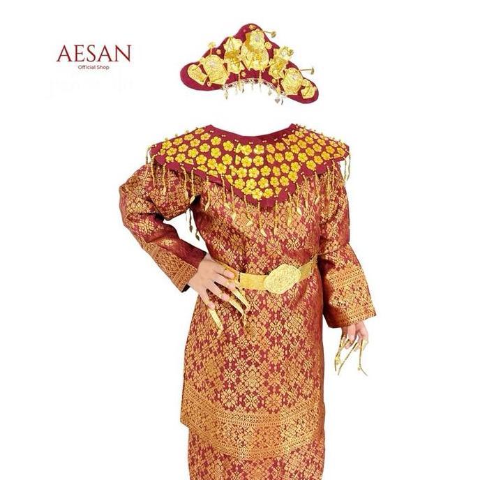 Aesan - Set Baju Kurung Tari Pengantin Palembang