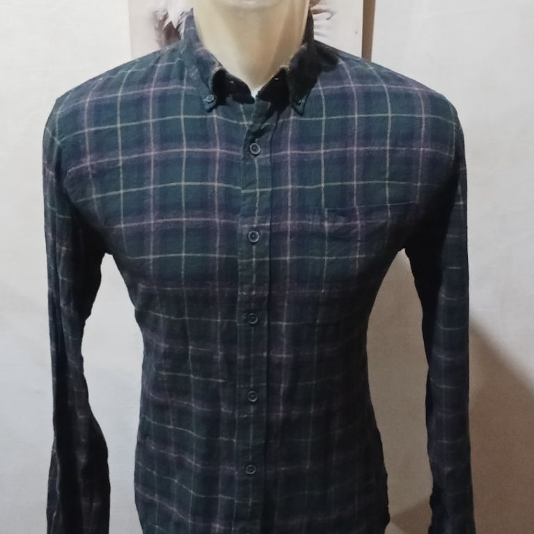 Kemeja Panjang Cowok Flanel Topten Size M