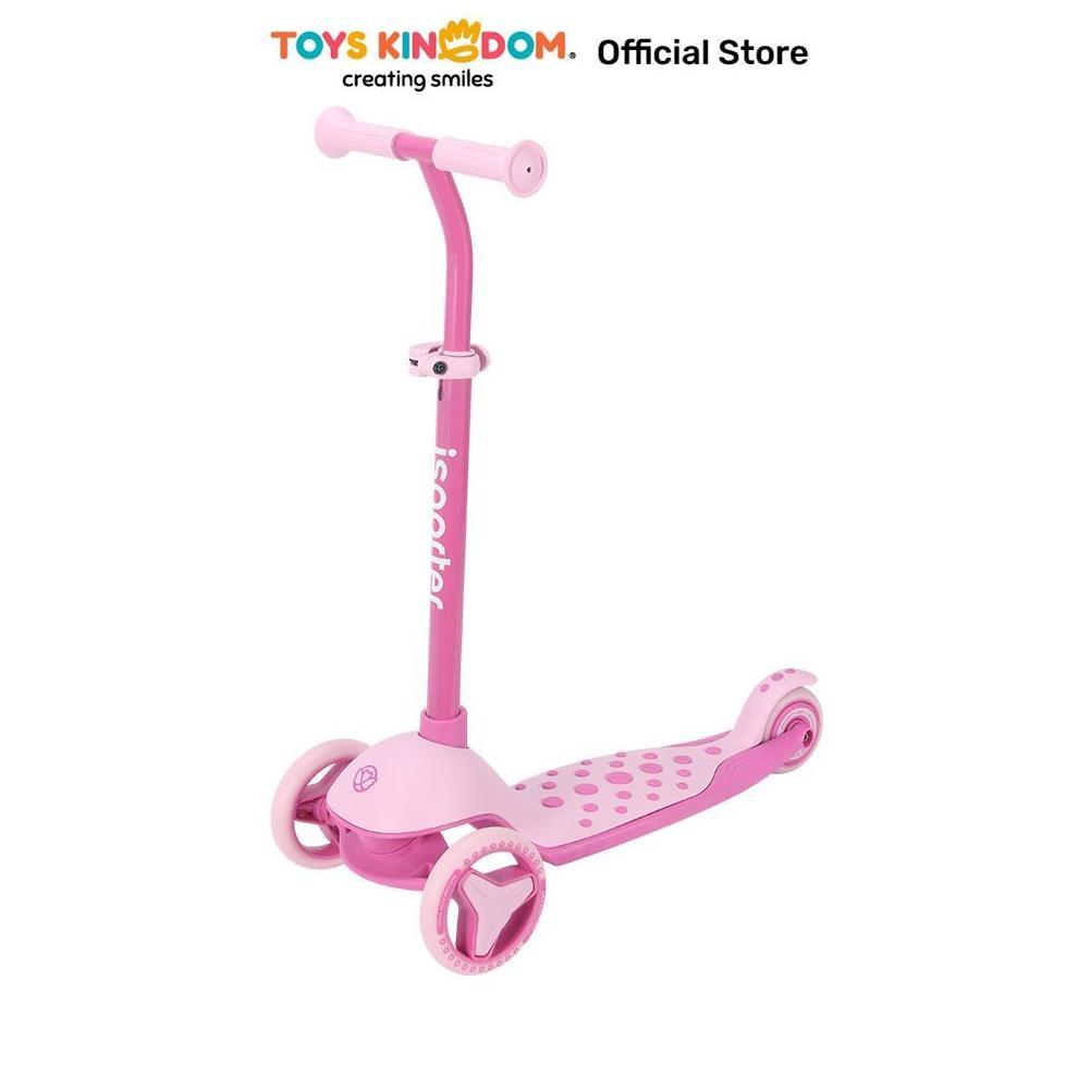 Toys Kingdom Paso Skuter Isporter M3Z - Pink Skuter Anak Roda Tiga Outdoor Sport