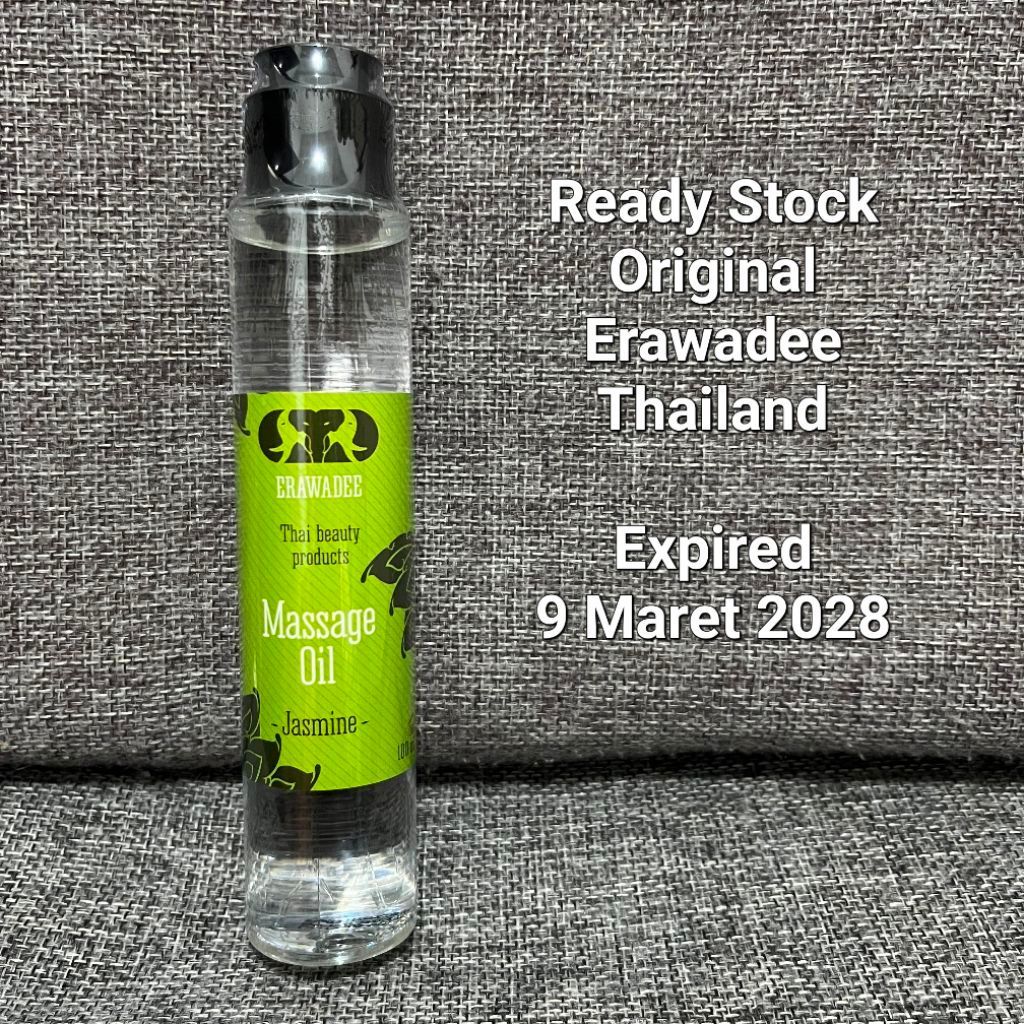 Erawadee Massage Oil Jasmine Original Erawadee Thailand Minyak Pijat Melati Asli Erawadee Thailand