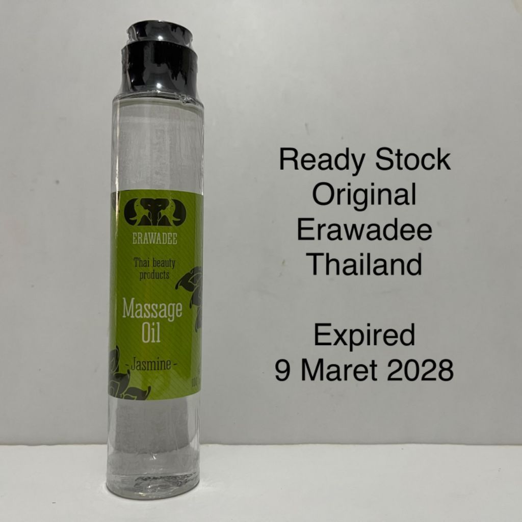 Erawadee Massage Oil Jasmine Original Erawadee Thailand Minyak Pijat Melati Asli Erawadee Thailand