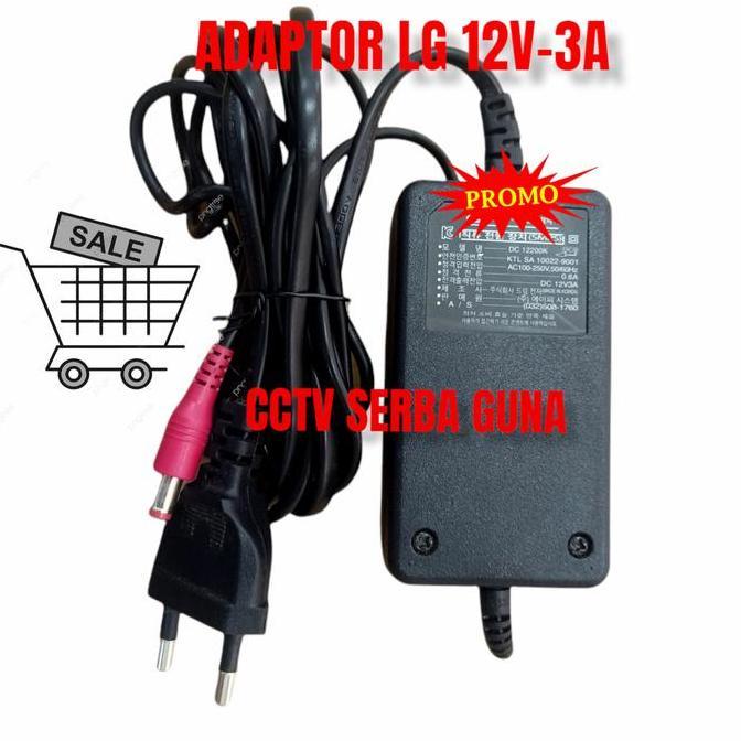 Pilihan - Ac Dc Adaptor 12V 3A Lg Adaptor Dvr / Cctv