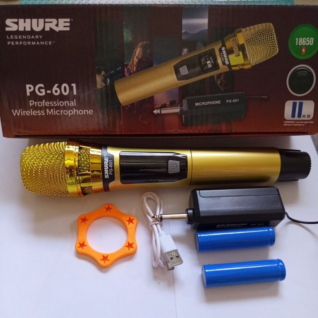 MIC SHURE PG-601 PROFESSIONAL WIRELESS