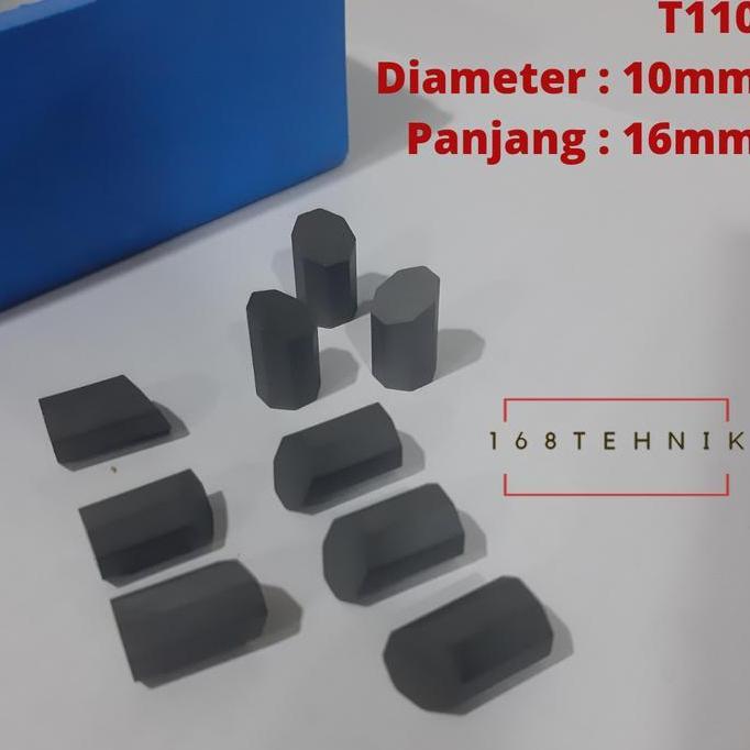 Pilihan - Mata Widia T110 Segi 8 / Pahat Yg6 T110 Carbide Box / Widia Yg-6 T110
