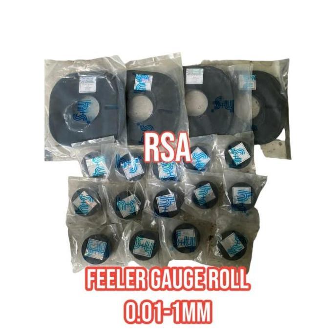 Pilihan - H+S Feeler Gauge Roll 5Mtr Germany Fuller Gauge Roll Shim Plate 0.1Mm-0.5Mm