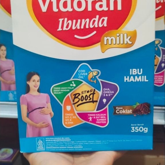 SUSU HAMIL MURAH VIDORAN IBUNDA COKLAT 350GR
