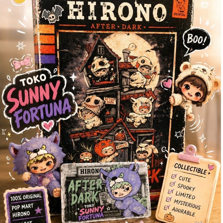 POPMART HIRONO AFTER DARK - HIRONO HALLOWEN - HIRONO HALOWEEN - AFTER DARK HIRONO PLUSH - DRAGON HIR