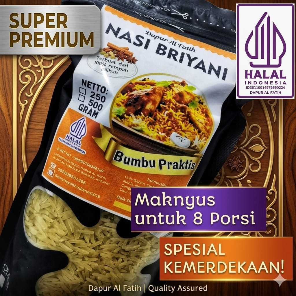 BASMATI 500gr | NASI ARAB BRIYANI, KEBULI, MANDHI, KABSAH