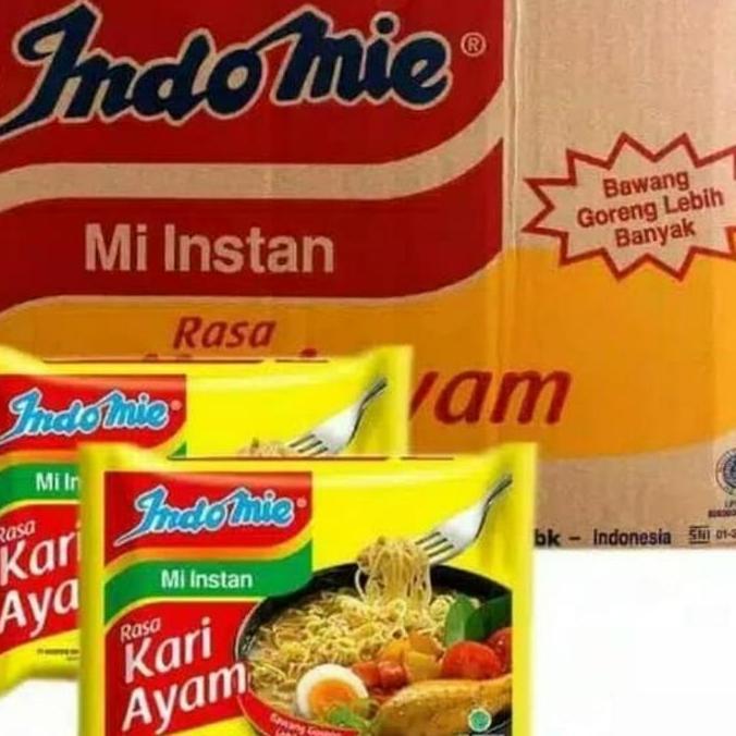 DISKON indomie kari ayam 1 dus 40 bungkus PT INDOFOOD