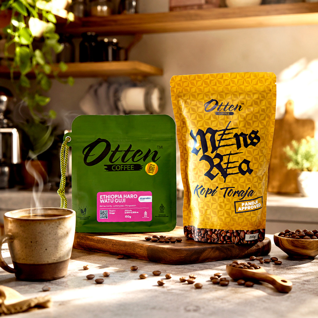 Paket Mens Rea Kopi Toraja x Otten Arabica Ethiopia Haro Watu Uraga Guji Yeast Innoculated Anaerobic