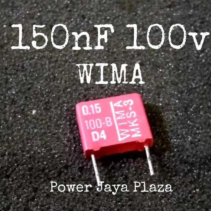 KAPASITOR 150NF 100V WIMA MKS 3 0,15UF PJP79