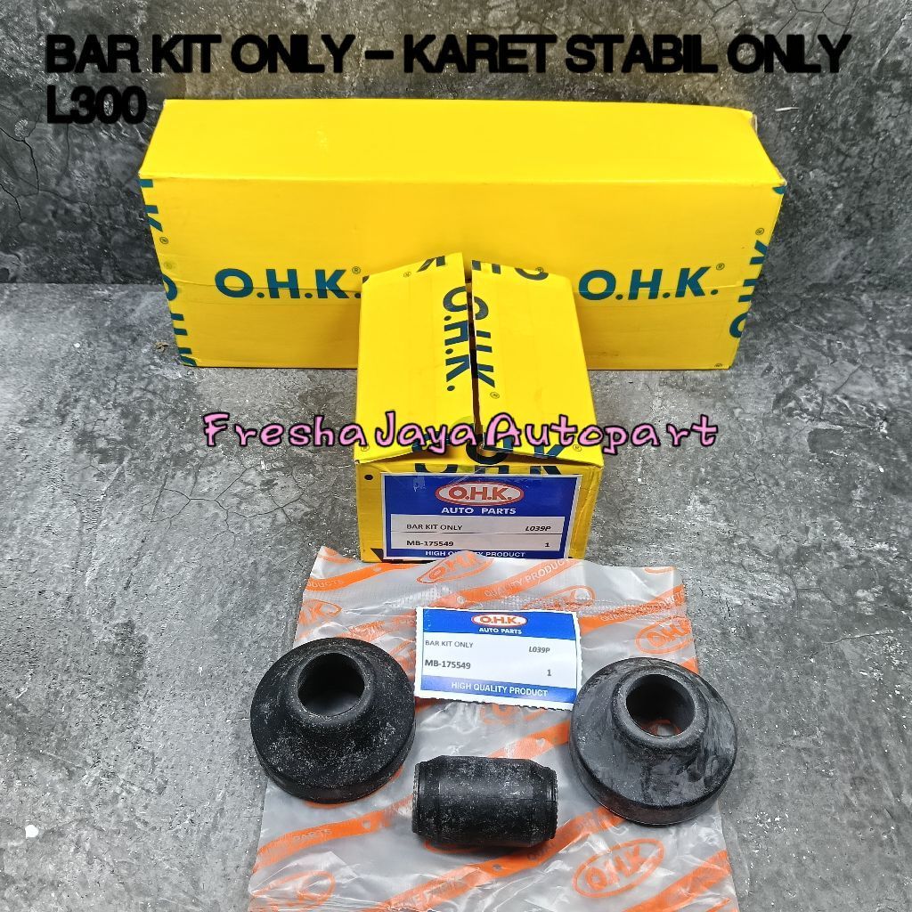 Karet Stabil / Bar Kit Only / Bantalan L300 Diesel Merk OHK / Karet Stabil L300 Diesel