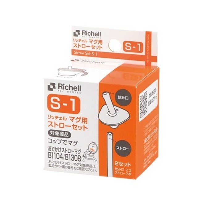 [FREE GIFT] Richell Straw Set S-1