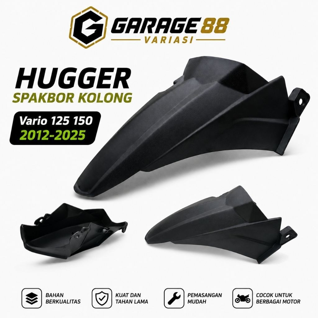Hugger Spakboar Kolong Vario 125 150 Spakboar Vario 125-150 MFD Spakboar Belakang