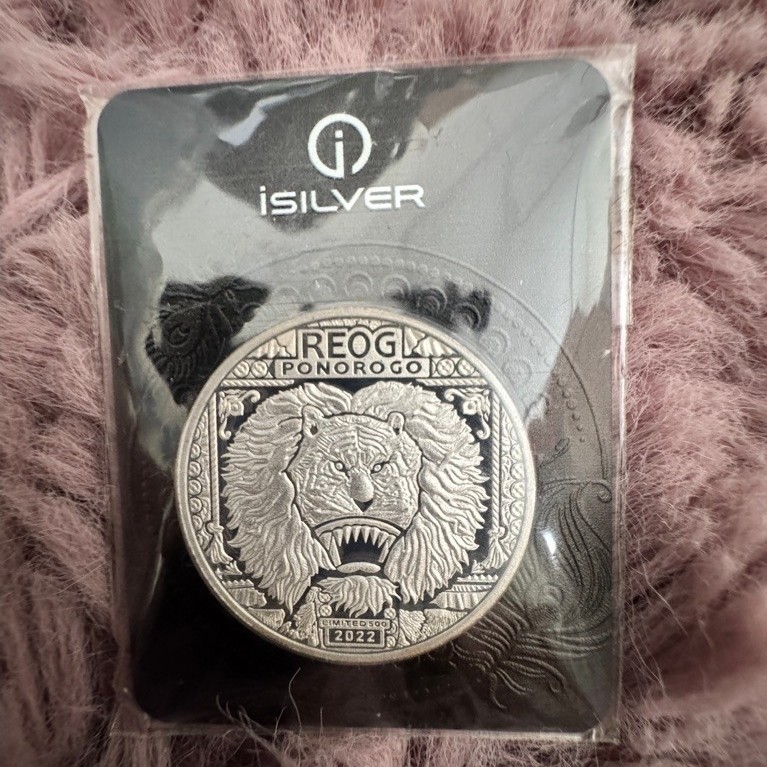 Finesilver perak Reog Ponorogo isilver 10 gr