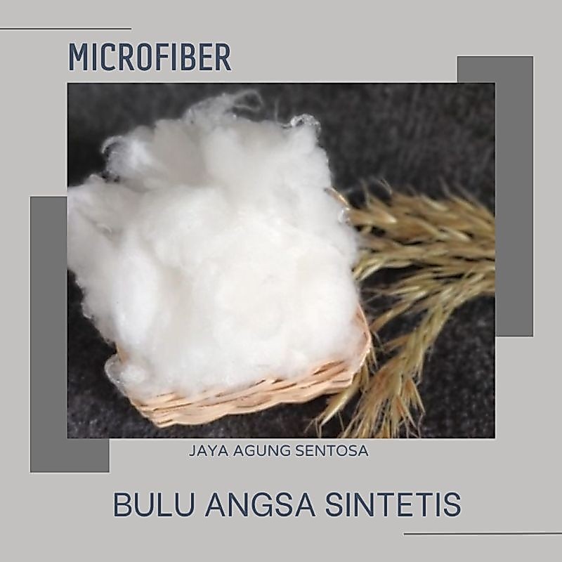 KAPAS MICROFIBER / SILICON MICROFIBER / BULU ANGSA SINTETIS / ISIAN BANTAL MICROFIBER SUPER HALUS