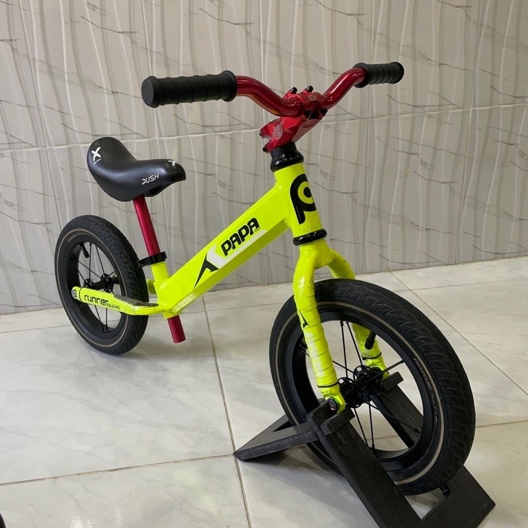 pushbike balance bike papa bike fullbike preloved