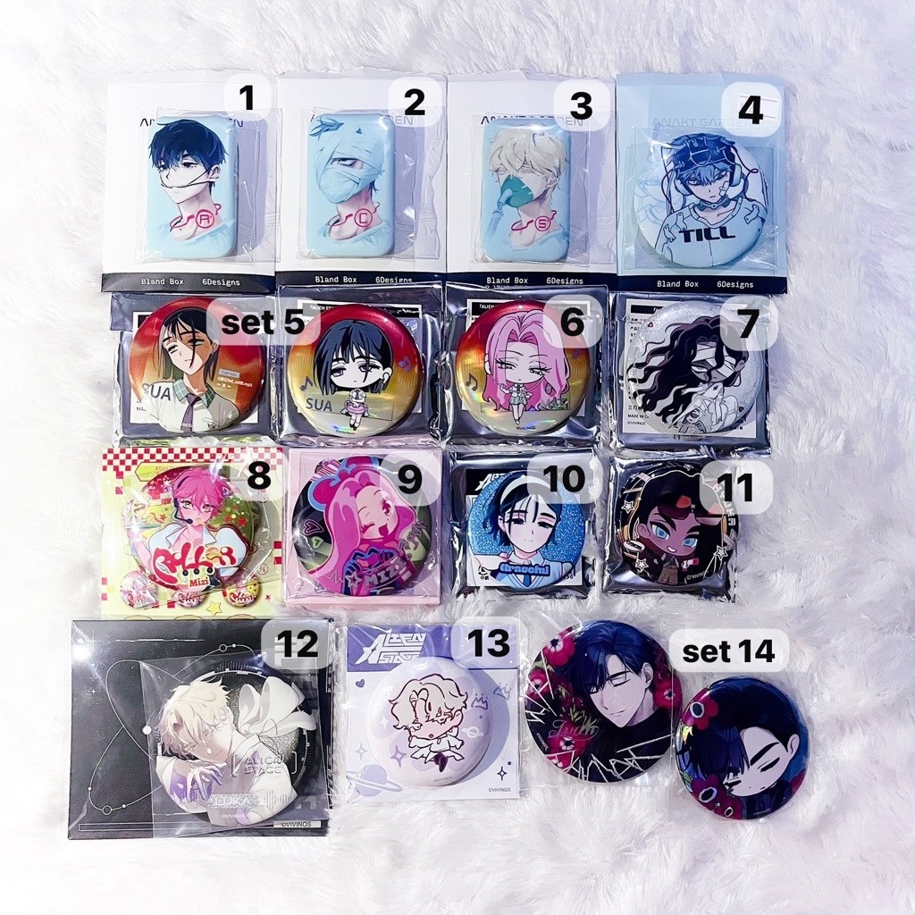 READY STOCK ALIEN STAGE BADGE OFFICIAL